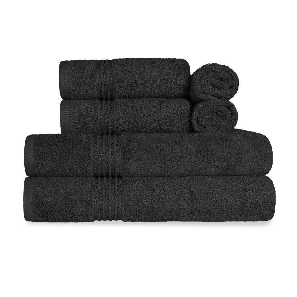 Egyptian Cotton Highly Absorbent Solid Ultra Soft Towel Set Collection