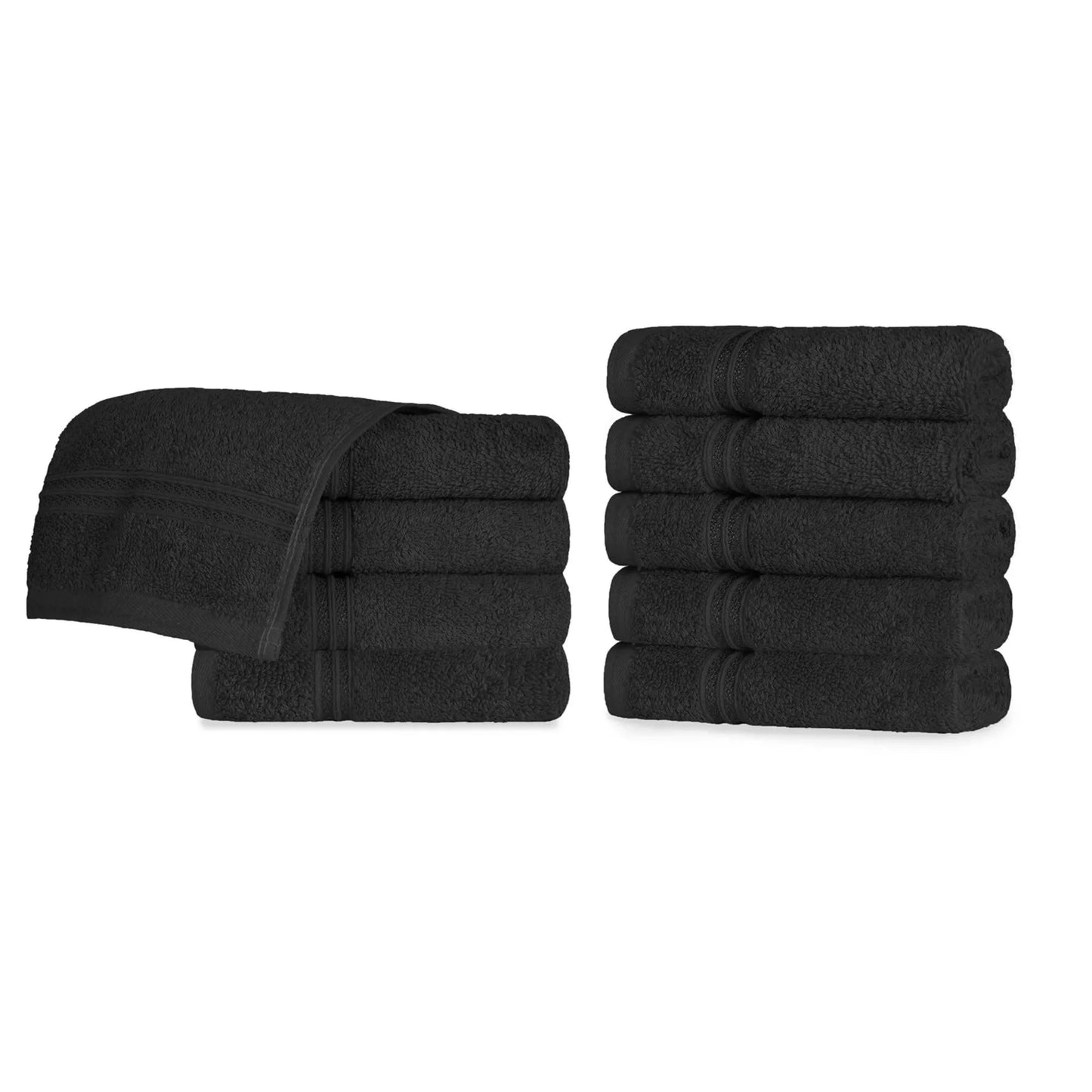 Egyptian Cotton Highly Absorbent Solid Ultra Soft Towel Set Collection