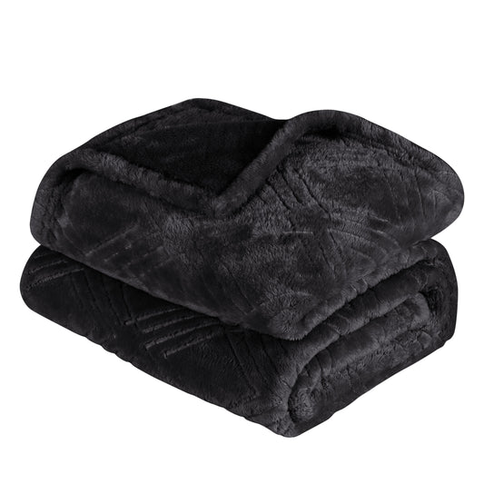 Alaska Diamond Fleece Plush Ultra-Soft Fluffy Blanket