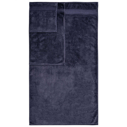 Turkish Cotton Highly Absorbent Solid 6 Piece Towel Set - CrownBlue