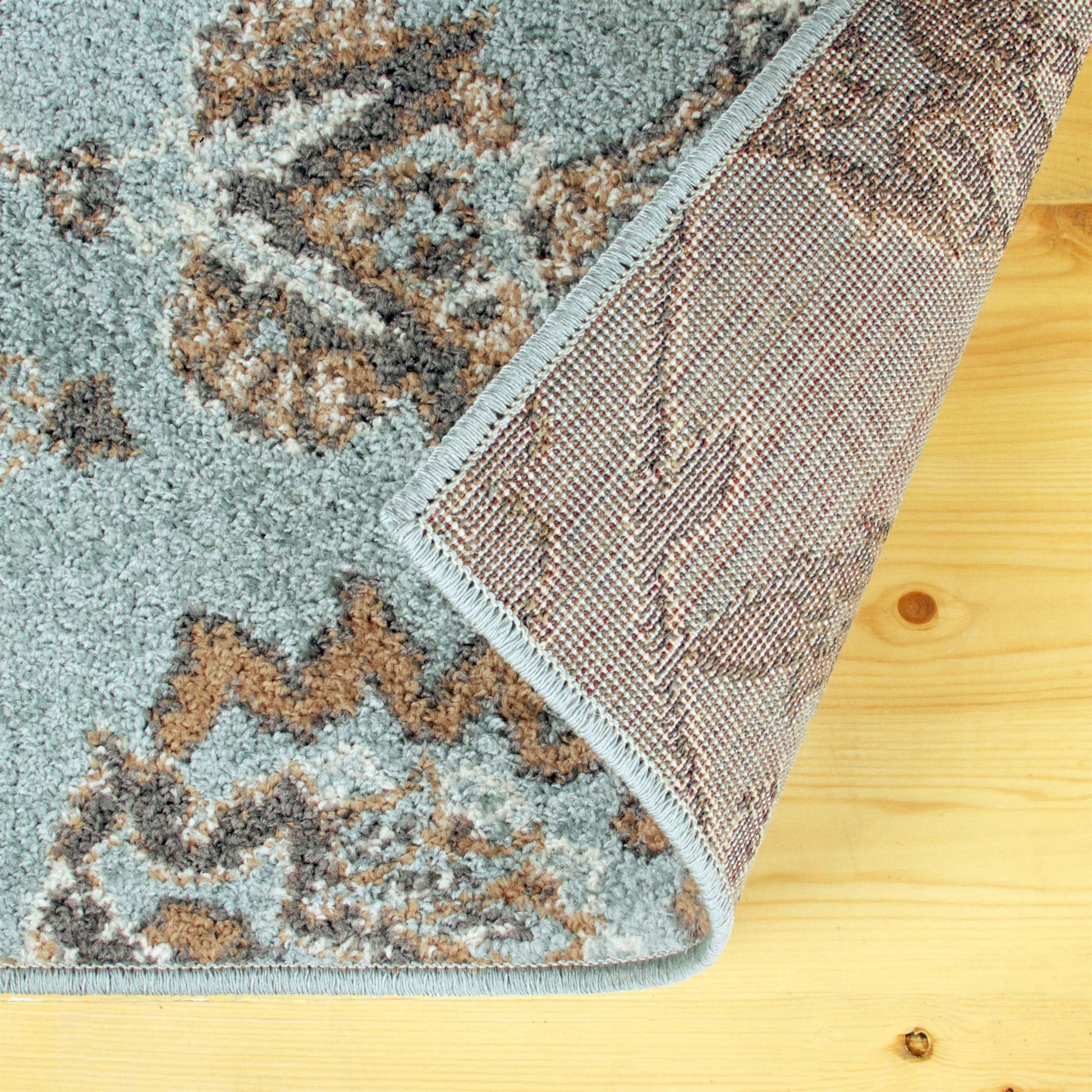 Brookshire Antique Traditional Floral Indoor Area Rug - Blue