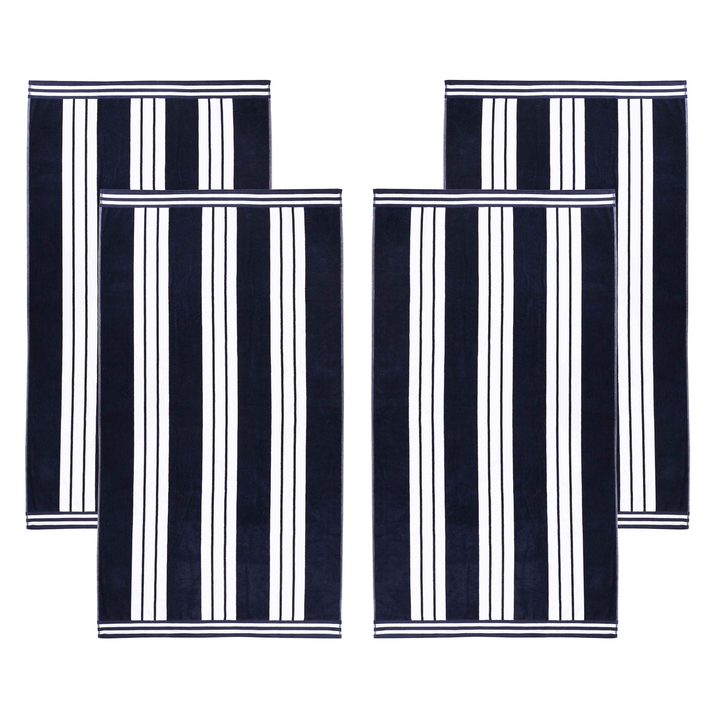 Striped Extra Large Oversized Absorbent Quick Dry Cotton Beach Towel