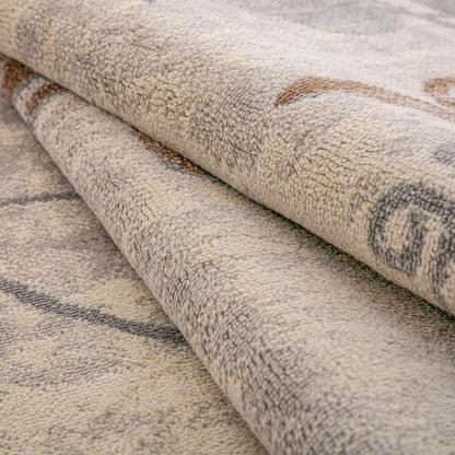 Superior Briony Modern Floral Area Rug - Hazelnut