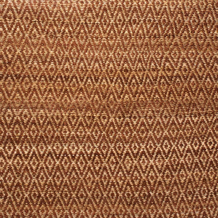 Diamond Hand-Woven Reversible Jute Area Rug - Brown