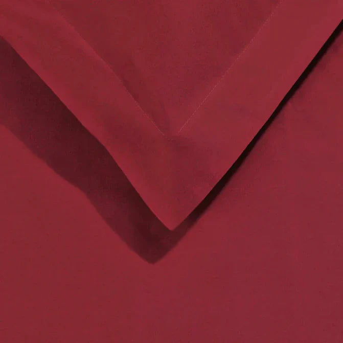 Egyptian Cotton 700 Thread Count Duvet Cover Bedding Set - Burgundy