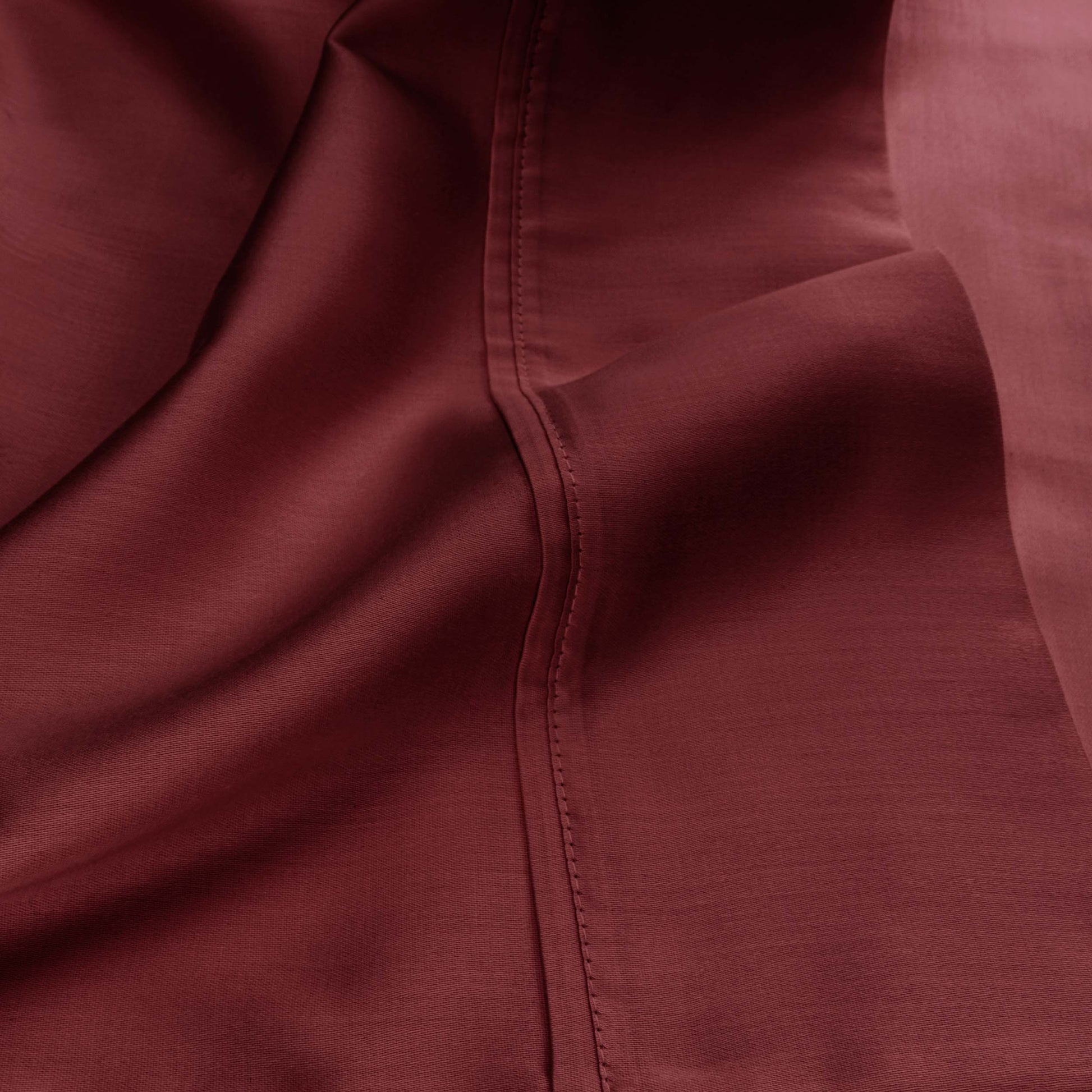Egyptian Cotton 700 Thread Count Eco Friendly Solid Sheet Set - Burgundy
