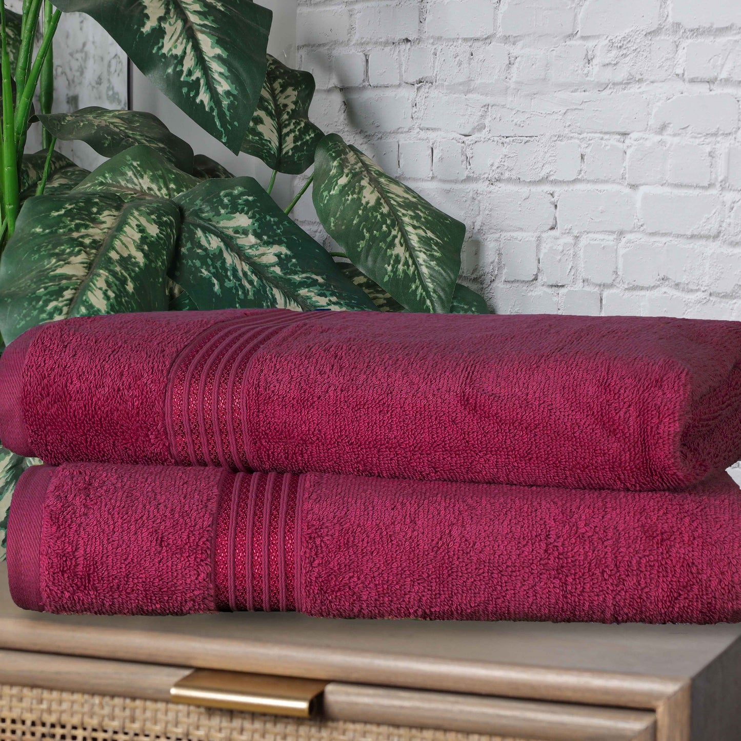 Egyptian Cotton Highly Absorbent Solid Ultra Soft Towel Set Collection