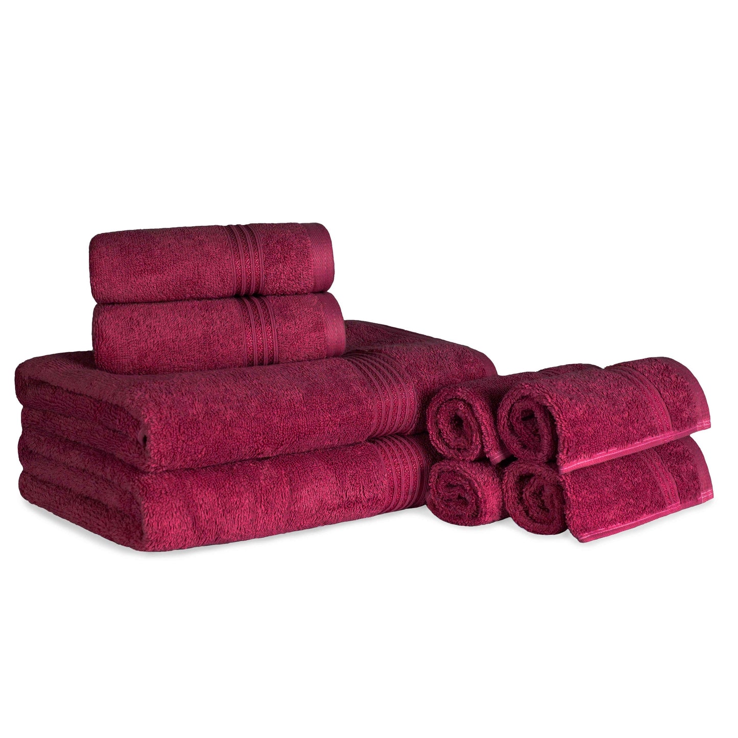 Egyptian Cotton Highly Absorbent Solid Ultra Soft Towel Set Collection