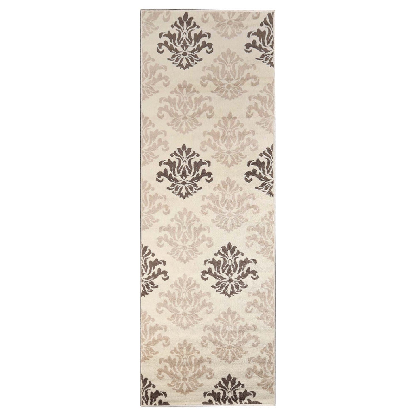 Superior Casper Damask Floral Area Rug - Multi-Color