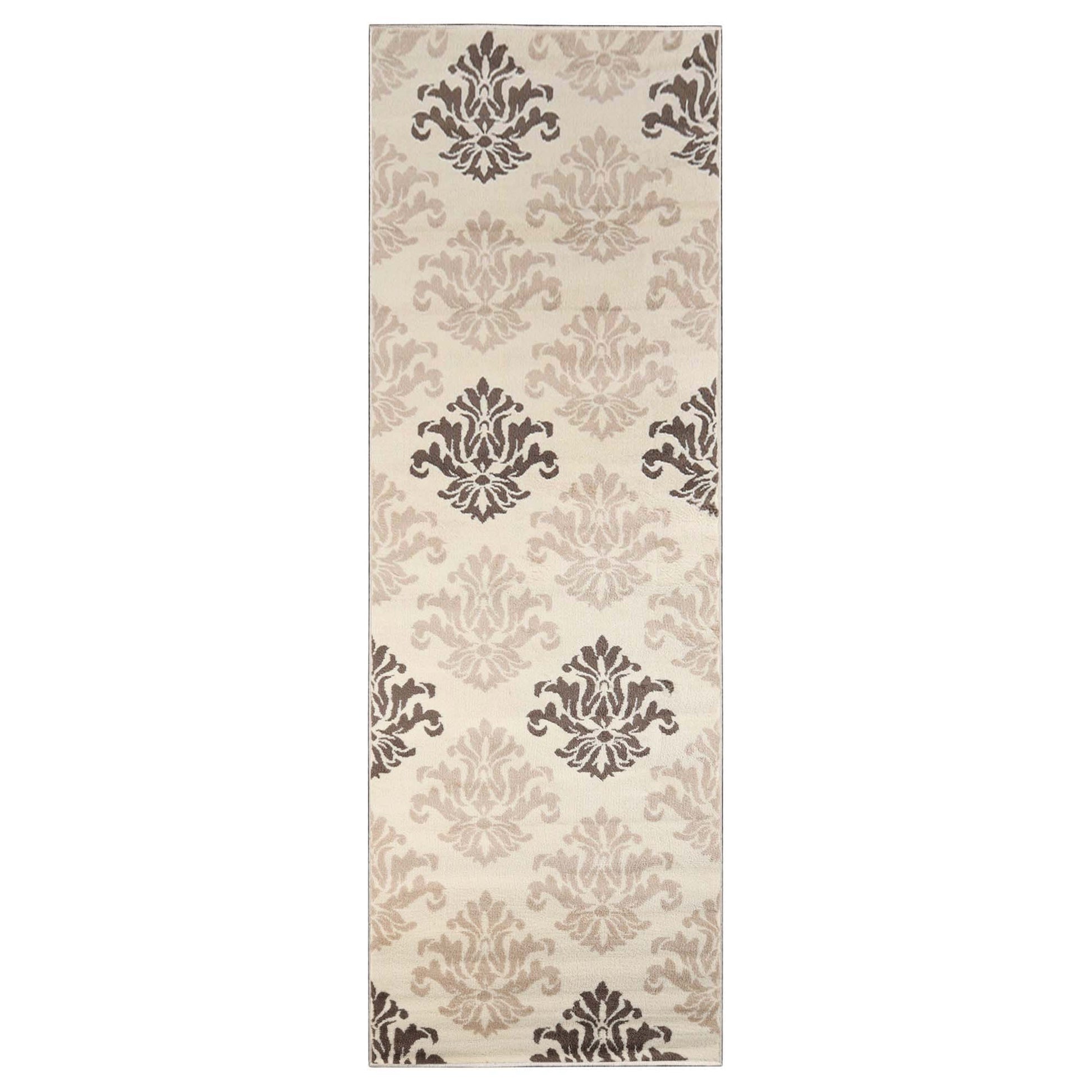 Superior Casper Damask Floral Area Rug - Multi-Color