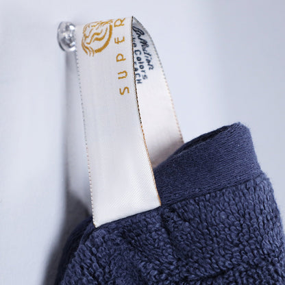 Superior Premium Turkish-Cotton Assorted Towel Set - Crown Blue
