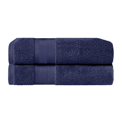 Superior Premium Turkish-Cotton Assorted Towel Set - Crown Blue