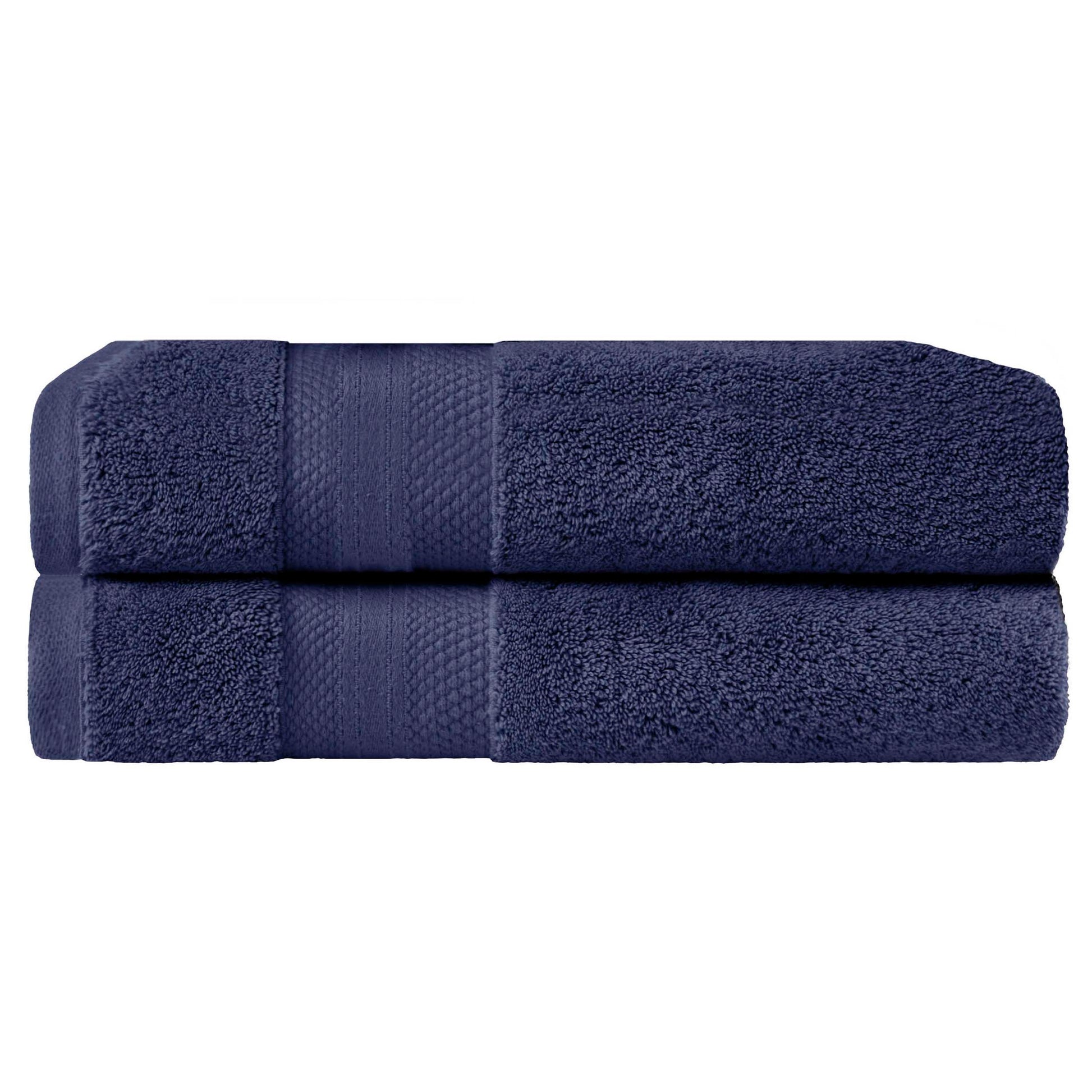 Superior Premium Turkish-Cotton Assorted Towel Set - Crown Blue