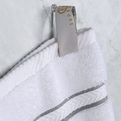 Ultra Plush Turkish Cotton Super Absorbent Solid 2-Piece Bath Sheet Set - Charcoal