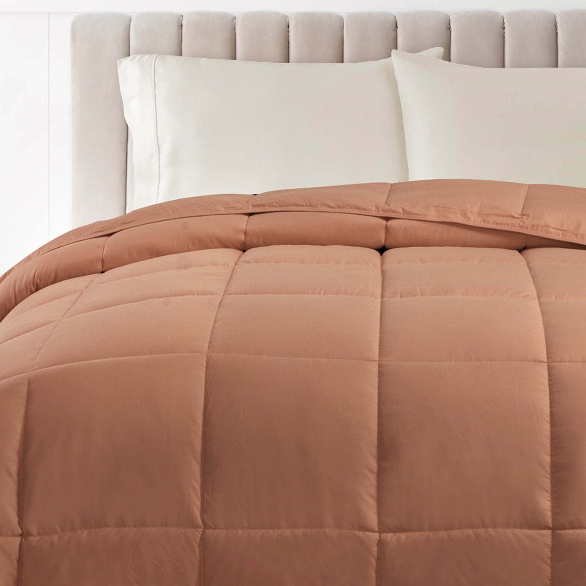 Classic All-Season Reversible Down Alternative Comforter - Camel