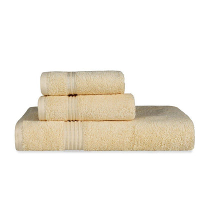 Egyptian Cotton Highly Absorbent Solid Ultra Soft Towel Set Collection