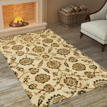  Canterbury Vintage Herati Floral Area Rug