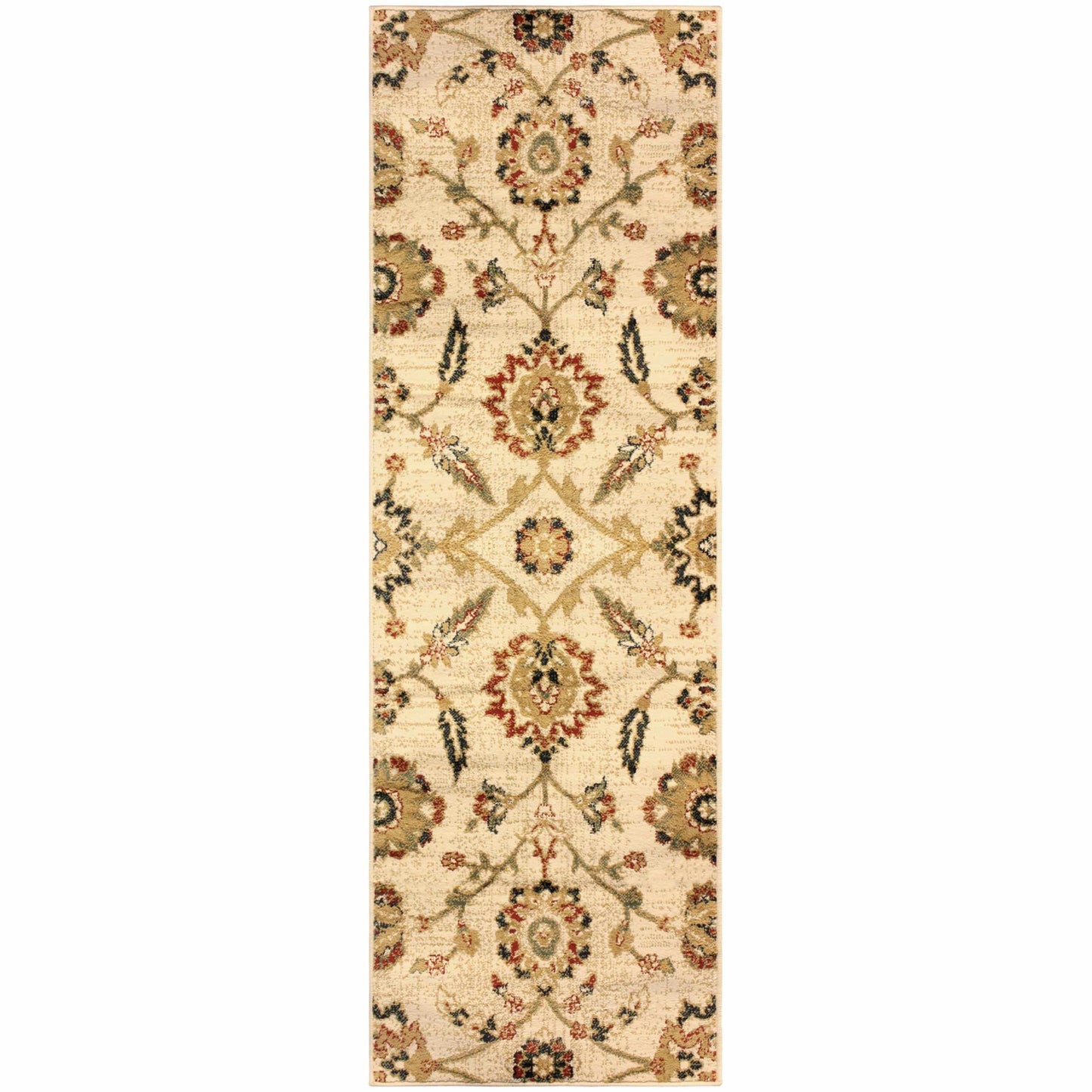  Canterbury Vintage Herati Floral Area Rug