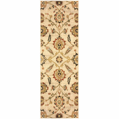  Canterbury Vintage Herati Floral Area Rug
