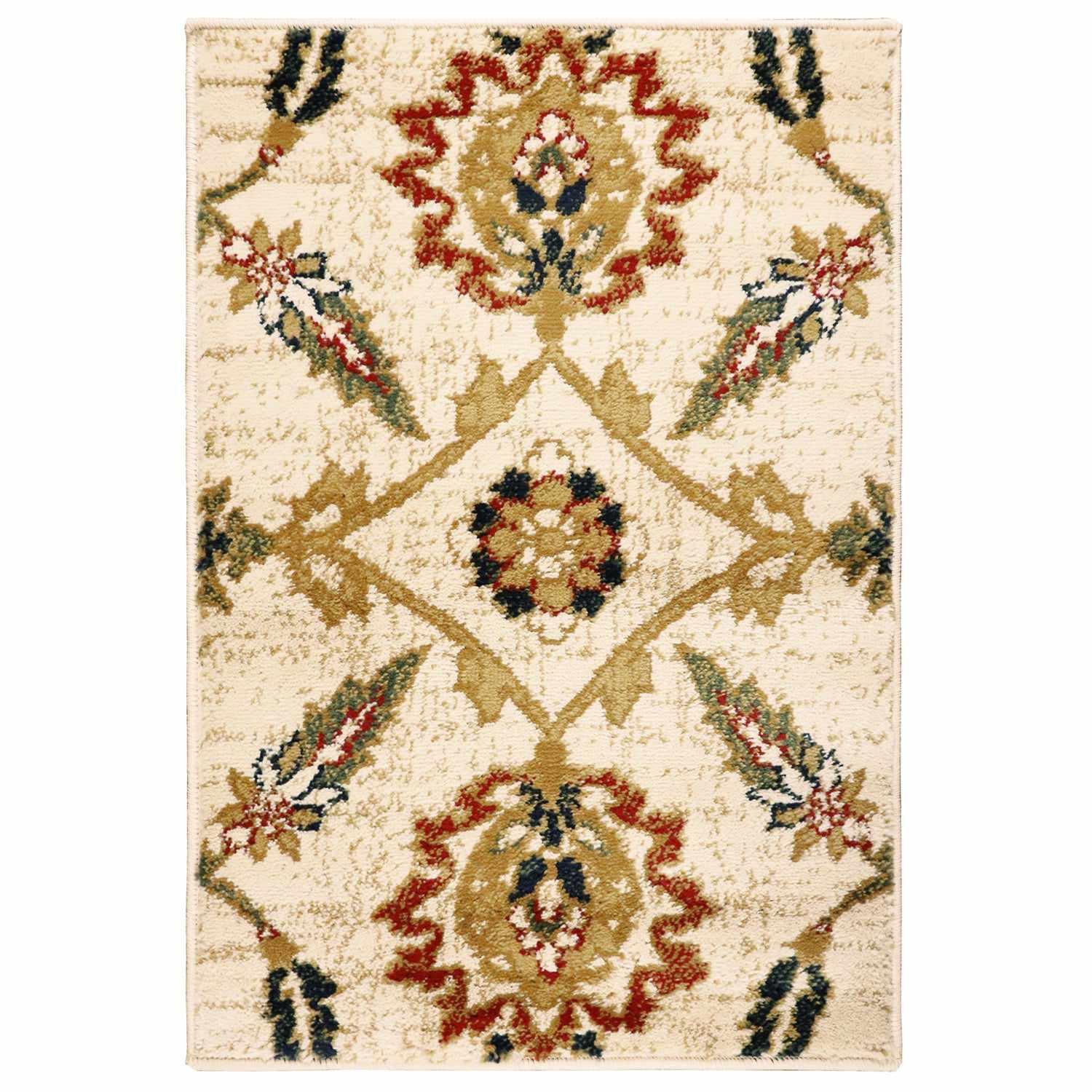  Canterbury Vintage Herati Floral Area Rug