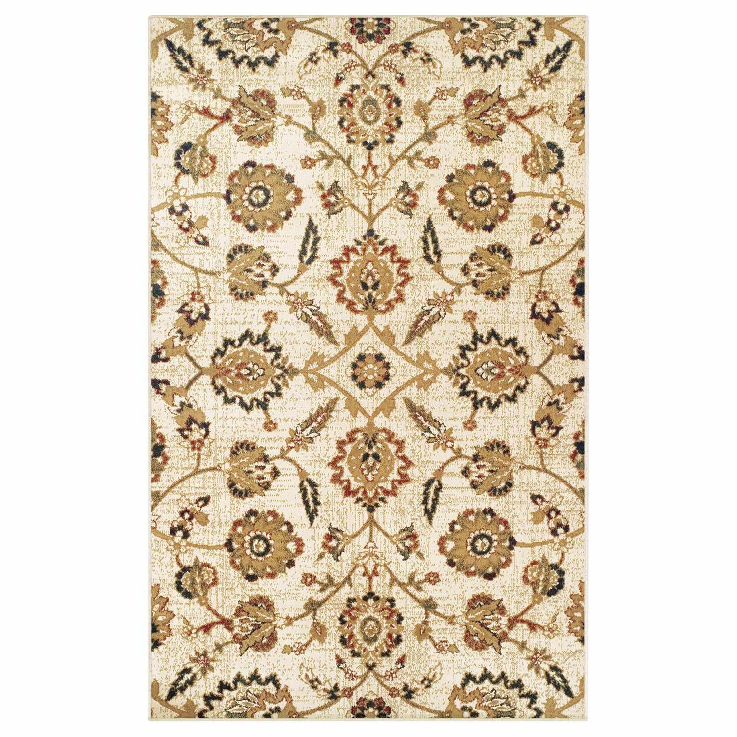  Canterbury Vintage Herati Floral Area Rug