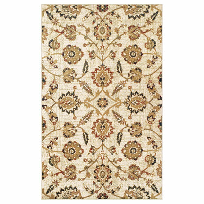  Canterbury Vintage Herati Floral Area Rug