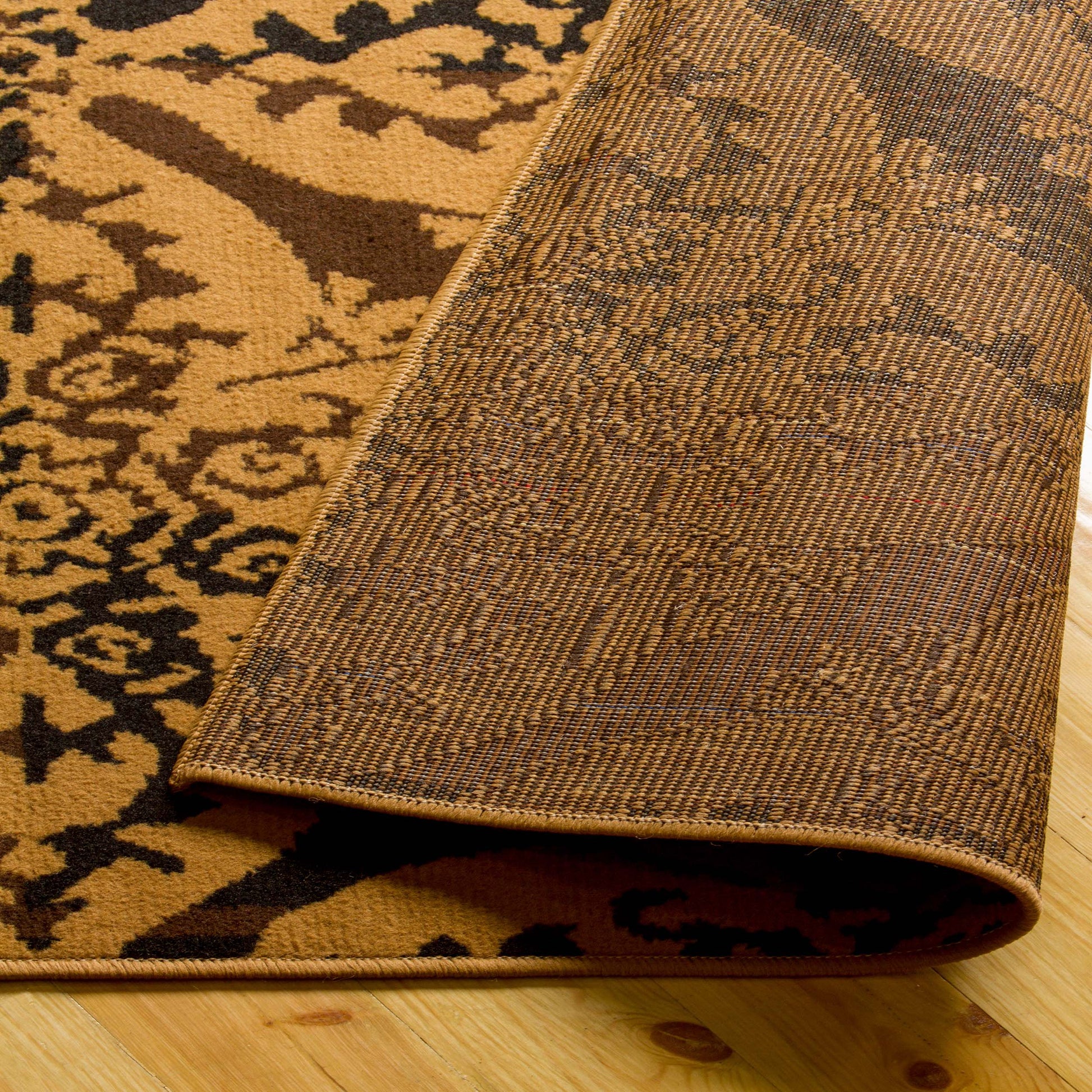 Xiaomi Contemporary Geometric Medallion Indoor Area Rug or Runner - Caramel