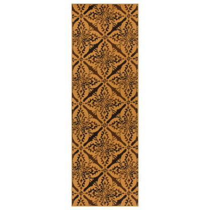Xiaomi Contemporary Geometric Medallion Indoor Area Rug or Runner - Caramel