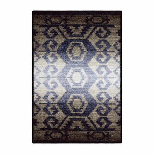  Catori Geometric Ikat Rustic Indoor Area Rug Or Runner Rug Or Door Mat