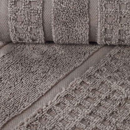Napa Zero Twist Cotton Solid Waffle Honeycomb 12 Piece Towel Set