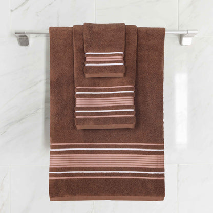 Sadie Zero Twist Cotton Solid Absorbent 3 Piece Towel Set