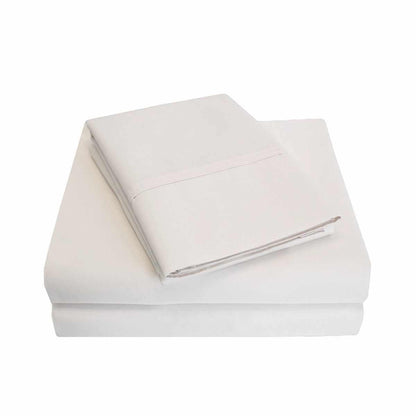 Superior Classic 700-Thread Count Egyptian Cotton Solid Bed Sheet Set - Ivory
