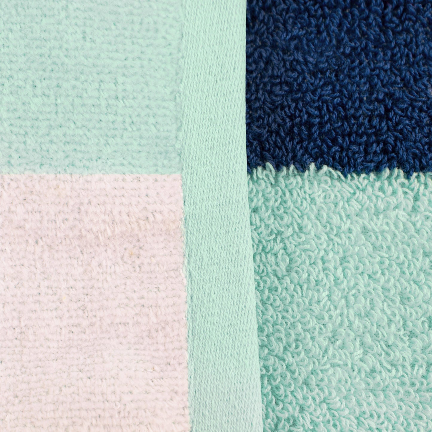 Coastal Blues Cotton Oversized 4 Piece Beach Towel Set