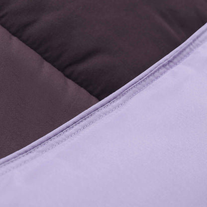 Brushed Microfiber Reversible Down Alternative Comforter - Plum-Lilac