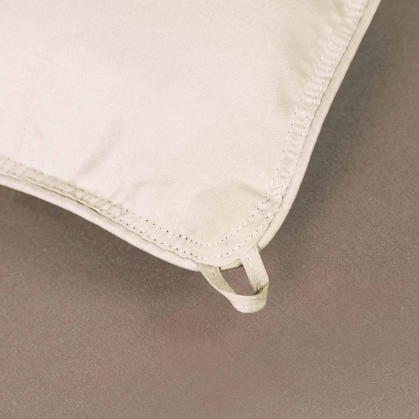 Brushed Microfiber Reversible Down Alternative Comforter - Ivory-Taupe