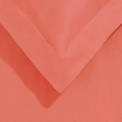 Egyptian Cotton 700 Thread Count Duvet Cover Bedding Set - Coral