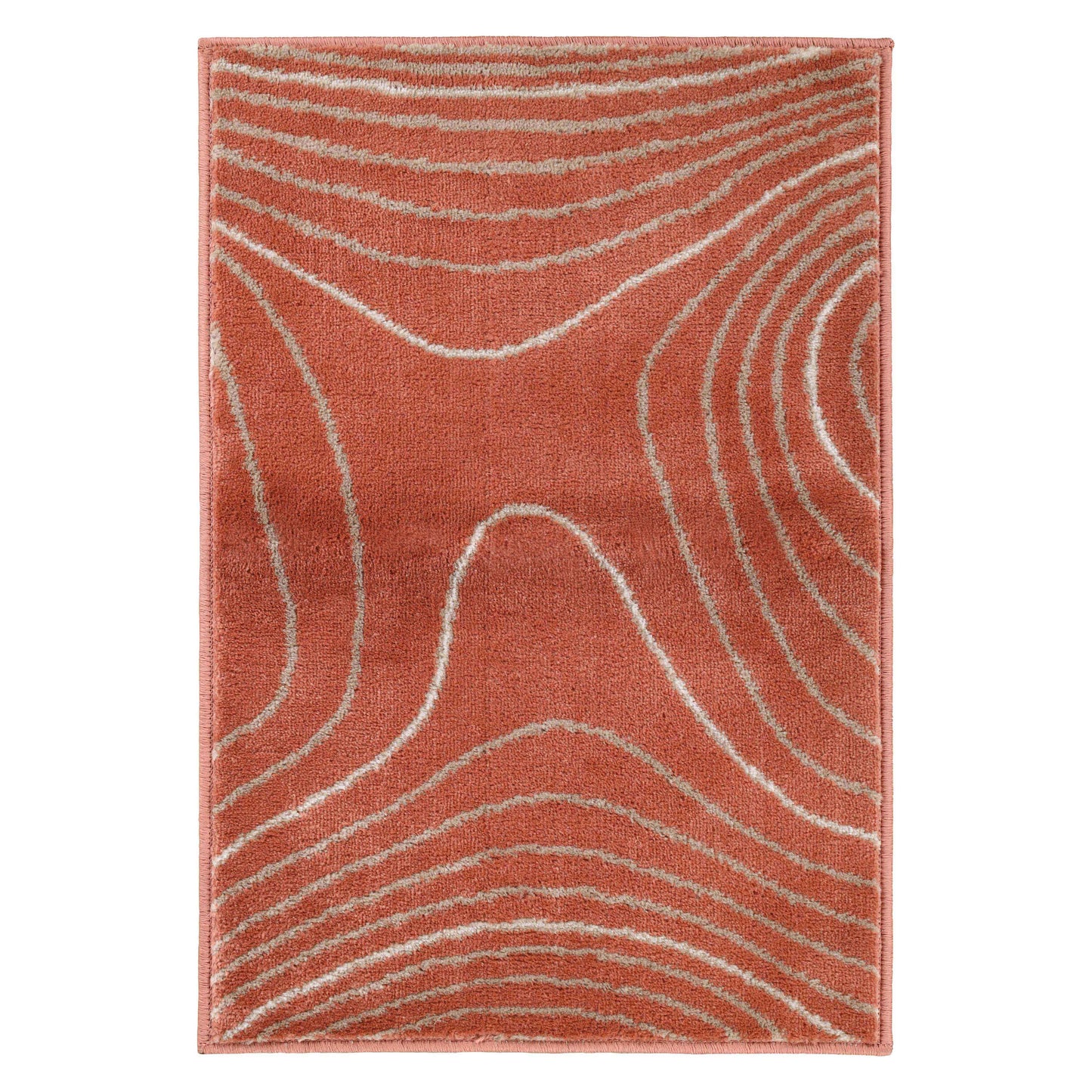 Veer Modern Abstract Wood Grain Indoor Area Rug Or Runner