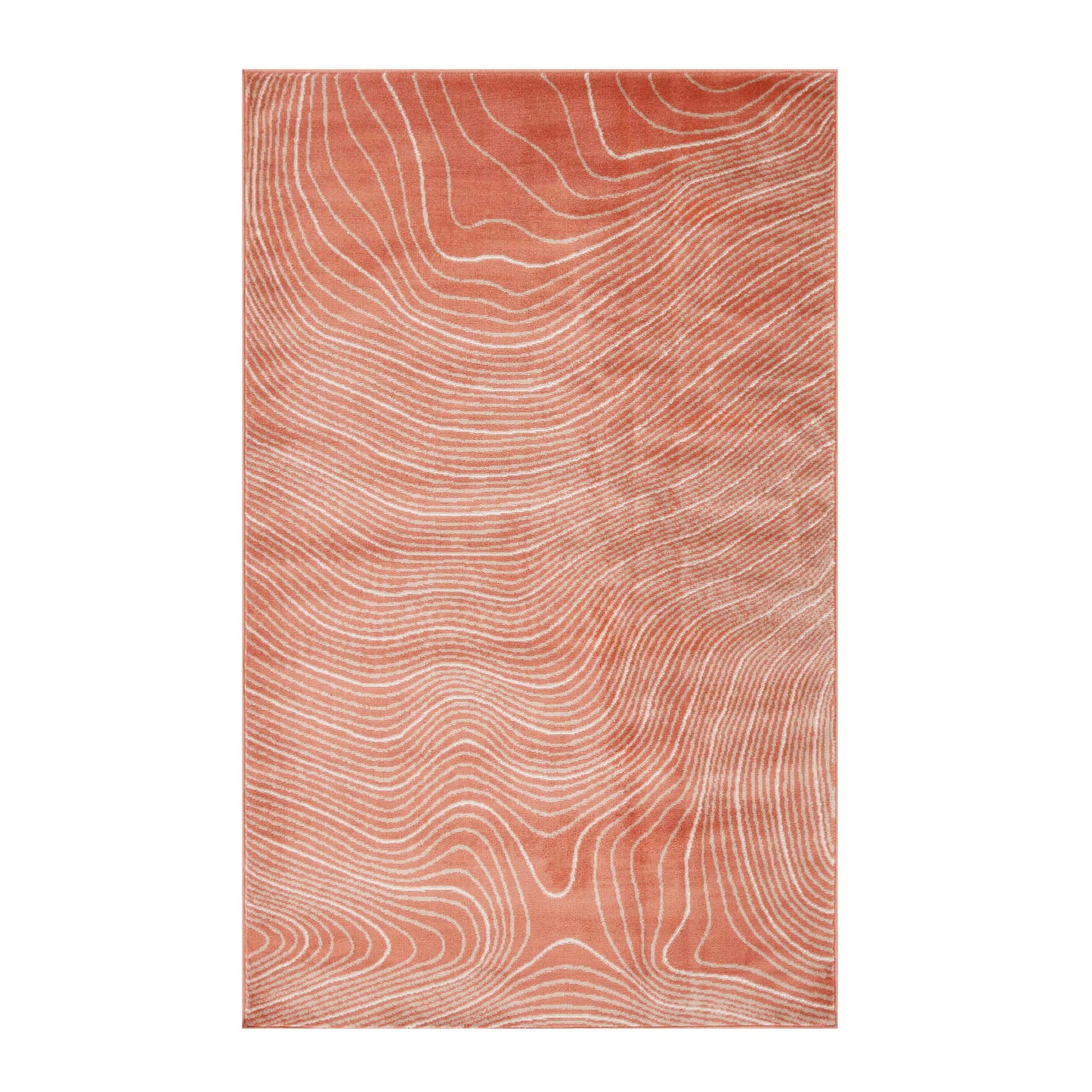 Veer Modern Abstract Wood Grain Indoor Area Rug Or Runner