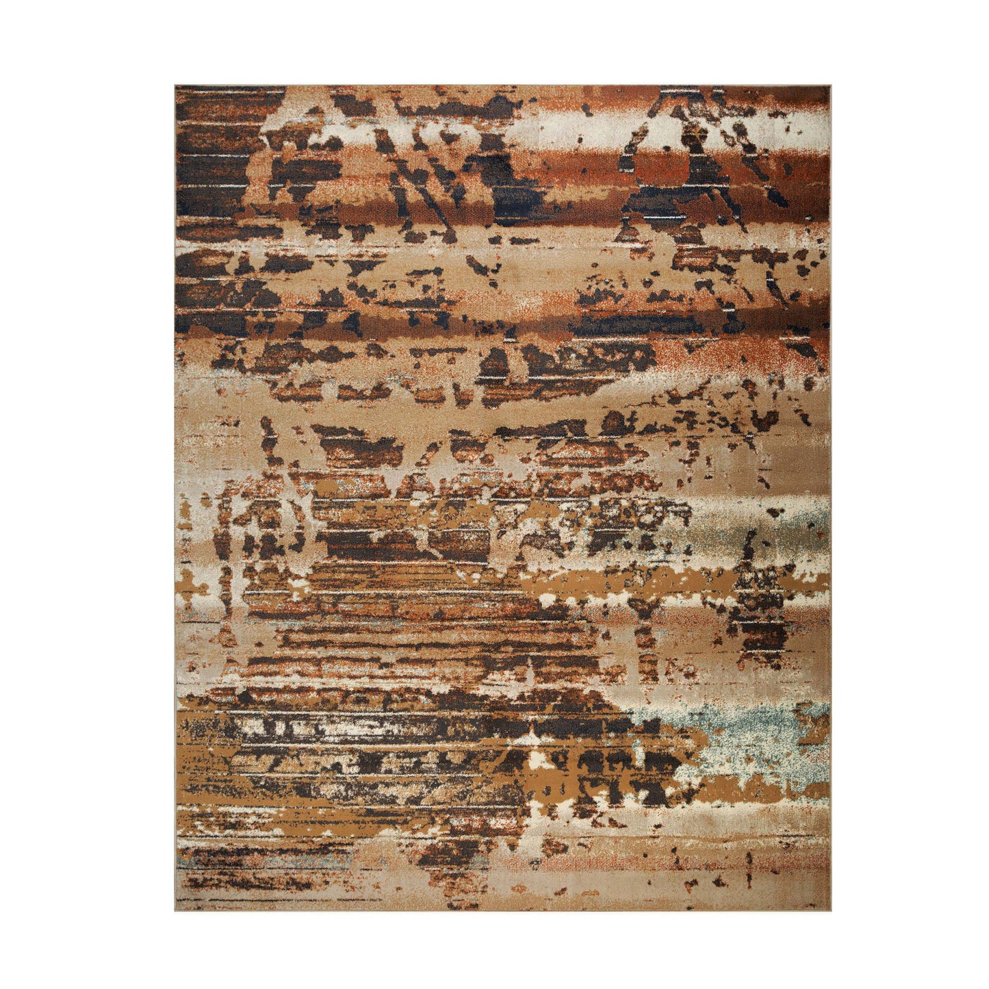 Damara Splatter Abstract Indoor Area Rug or Runner Rug