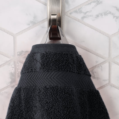 Zero Twist Cotton Ultra-Soft Absorbent Assorted - Black