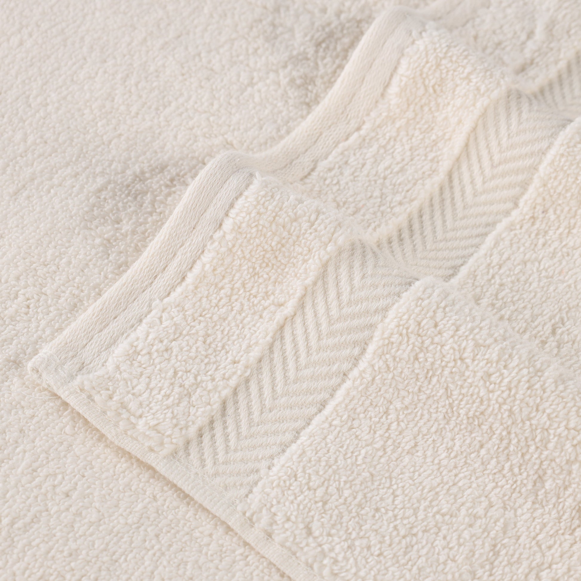 Zero Twist Cotton Ultra-Soft Absorbent Assorted - Ivory