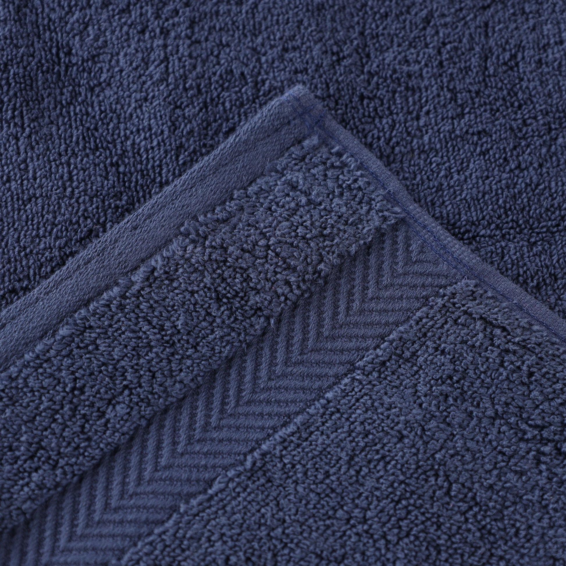 Zero Twist Cotton Ultra-Soft Absorbent Assorted - Midnight Blue