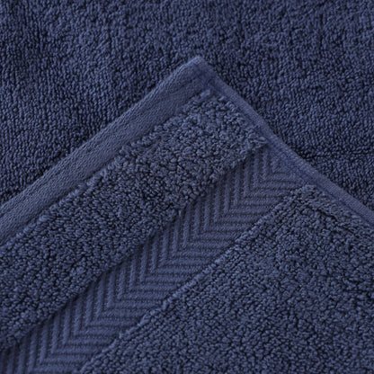 Zero Twist Cotton Ultra-Soft Absorbent Assorted - Midnight Blue