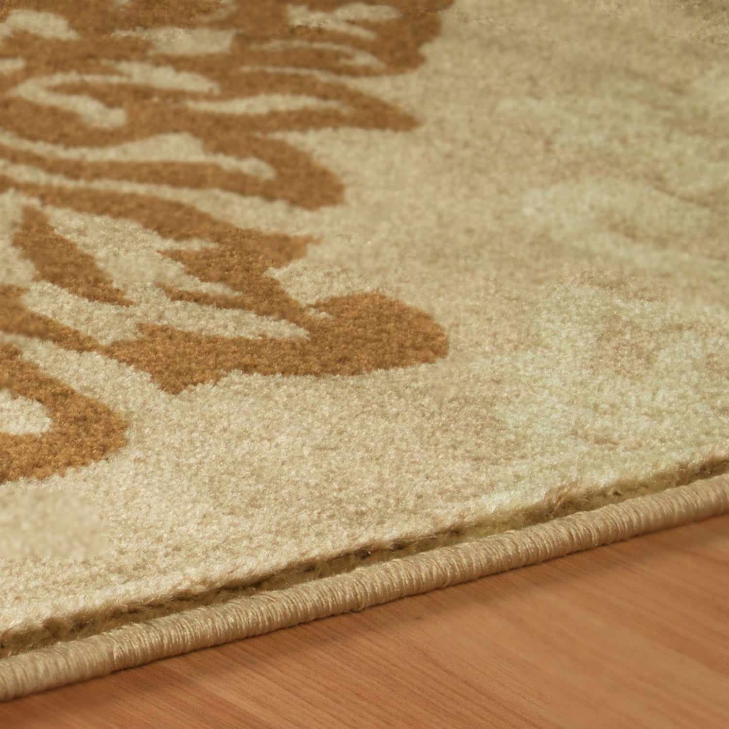 Superior Danvers Contemporary Floral Medallion Damask Indoor Area Rug - Beige