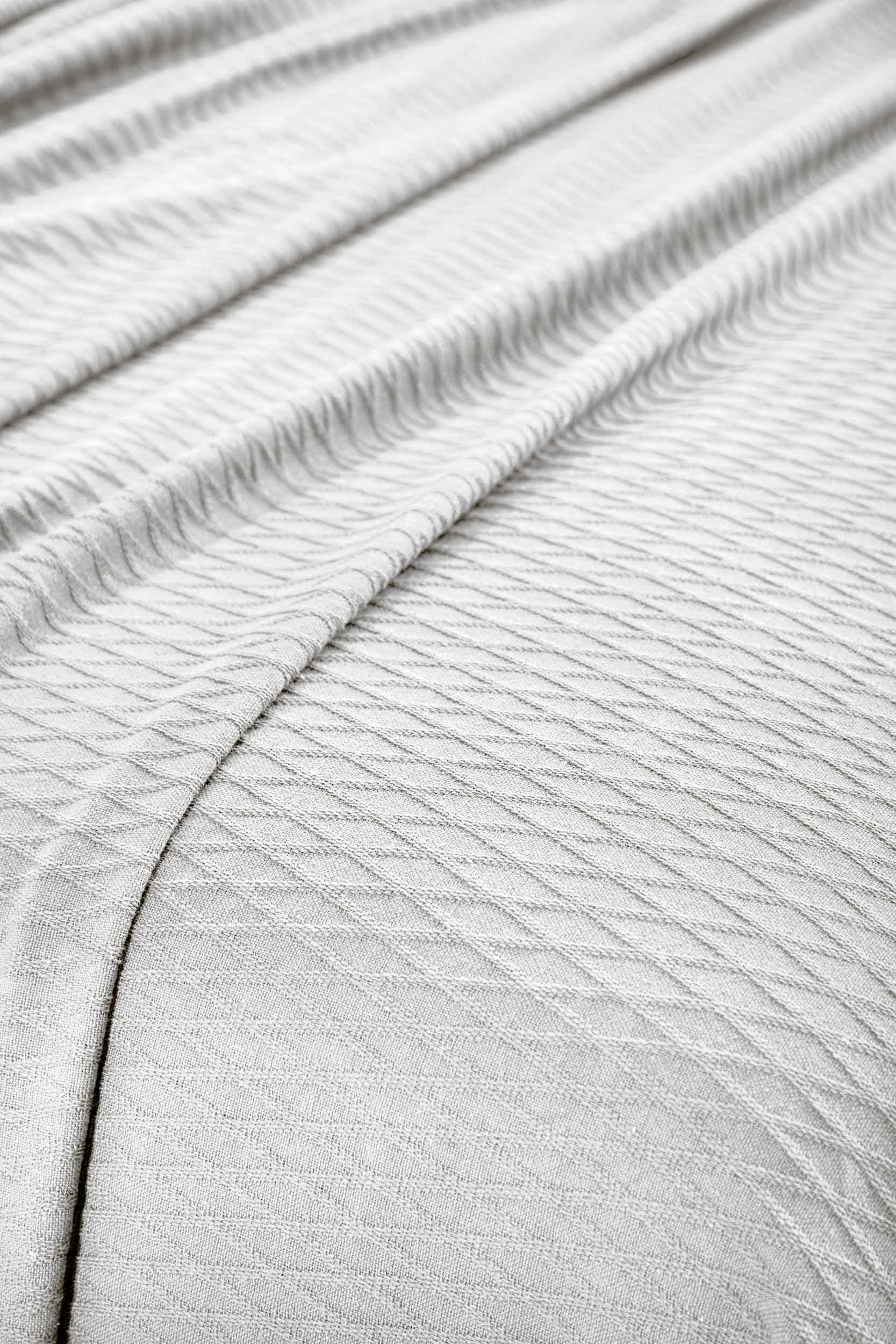 Diamond All-Season Cotton Blanket - Platinum