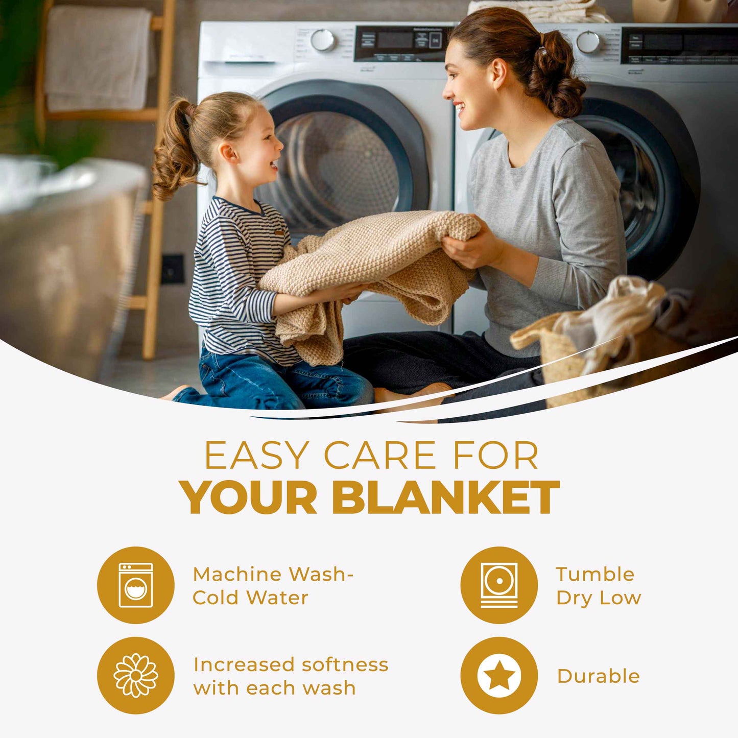 Diamond All-Season Cotton Blanket - Yellow
