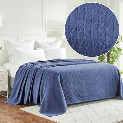Diamond All-Season Cotton Blanket