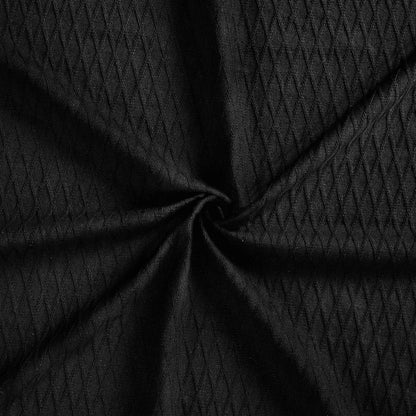 Diamond All-Season Cotton Blanket - Black