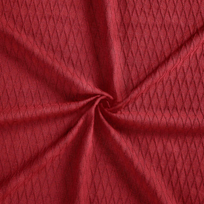 Diamond All-Season Cotton Blanket - Burgundy