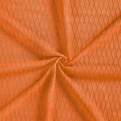 Diamond All-Season Cotton Blanket - Orange